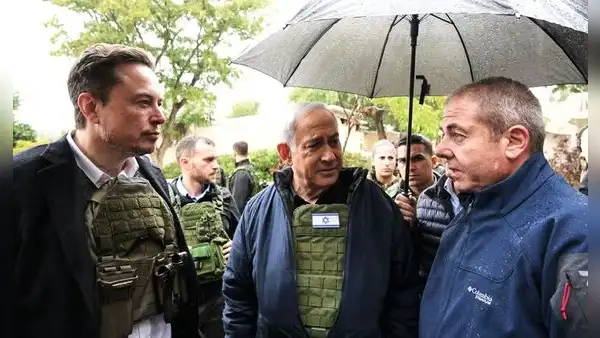 Elon Musk llegó a Israel y recorrió junto con Benjamín Netanyahu zonas atacadas por Hamás
