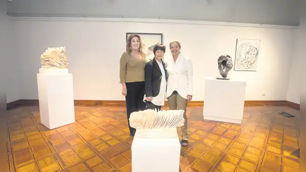 Tres artistas marcan ritmos de piedra en el MADGalería