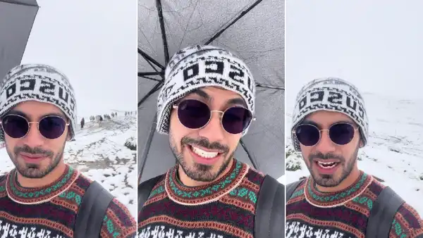 Turista visita Montaña de 7 colores, pero la encuentra cubierta de nieve: “Está para colorear”