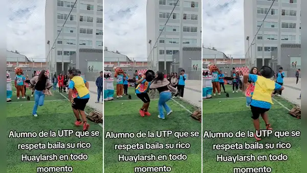 Estudiantes de la UTP se baten a duelo de huaylarsh y usuarios se emocionan: "¡Arriba, Huancayo!”