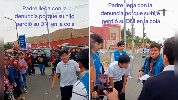 Postulante a la UNMSM pierde su DNI y su padre llega corriendo a mostrar la denuncia