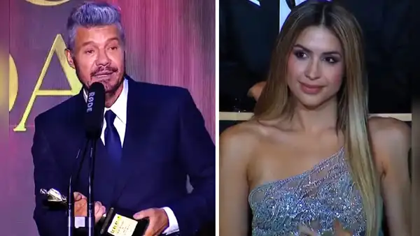 Tinelli deja en shock a Milett al dedicarle premio Martín Fierro: pareja se lució de la mano en evento