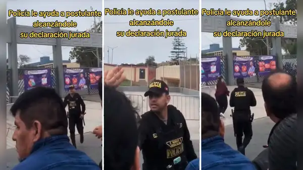 Policía alcanza declaración jurada que postulante a la UNMSM había olvidado: “Más efectivos así”