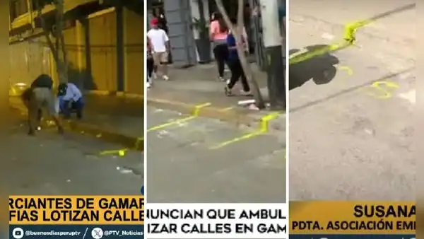 Comerciantes de Gamarra denuncian que sujetos lotizan calles y pistas del emporio comercial
