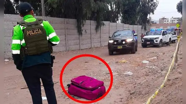 SJM: identifican a hombre hallado dentro de una maleta abandonada en un descampado