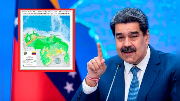 Nicolás Maduro ordenó la difusión de nuevo mapa de Venezuela donde incluye a la Guyana Esequiba