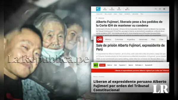 "Alberto Fujimori, liberado pese a pedidos de la Corte IDH": así reportan los medios internacionales