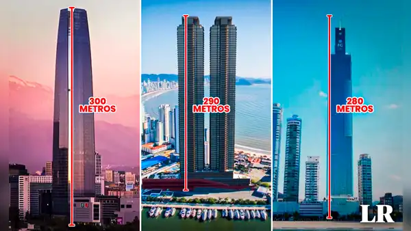 ¿Cuáles son los 3 edificios más altos de Sudamérica? El primero duplica al más grande de Perú