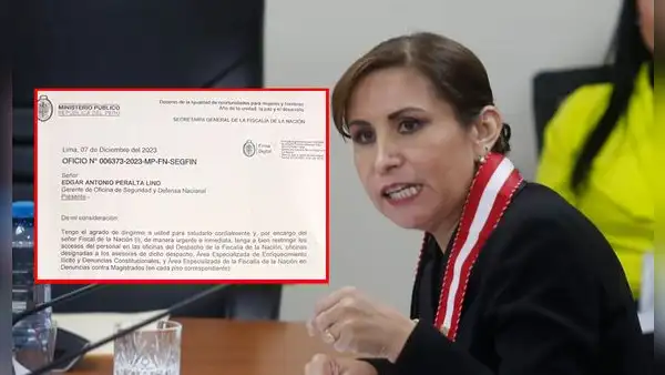 Nuevo fiscal de la Nación ordena restringir ingreso al despacho que ocupaba Patricia Benavides