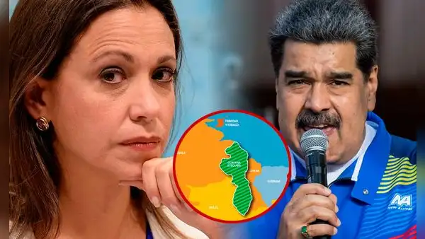 María Corina Machado teme conflicto con Guyana, pero aclara que "el Esequibo es de Venezuela"