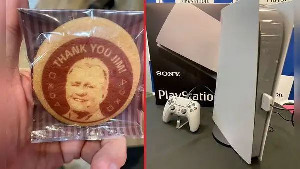 Jefe de PlayStation se jubila y Sony le regala una PS5 estilo PS1 que es la única en el mundo