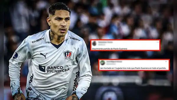 Hinchas de LDU critican duramente a Paolo Guerrero tras la primera final: "Deprimente partido"