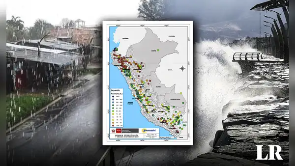 Senamhi pronostica fuertes lluvias y oleajes en Perú: ¿en qué lugares y hasta cuándo?