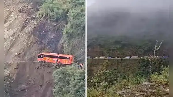 Bus pasa por abismo en la ruta Cusco-Quillabamba y causa zozobra: "¿Dónde está la plata del pueblo?"