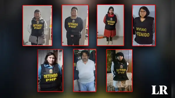Detienen a 7 integrantes de red de estafa piramidal que operaba en Arequipa, Puno y Cusco