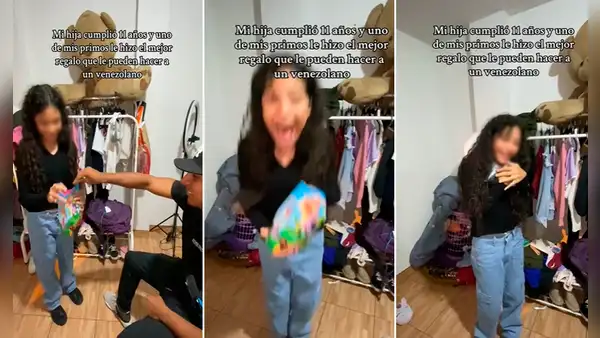 "Un kilo de caraota negra": niña de VENEZUELA que vive en PERÚ recibe frijoles por su cumpleaños