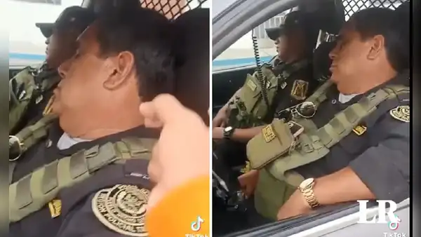 Graban a policías durmiendo en patrullero: Inspectoría de Tacna abrió investigación a agentes
