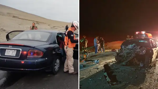 Tacna: 3 fallecidos tras choque de auto contra camión en la carretera Costanera