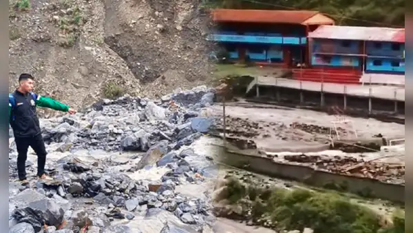 Puno: intensas lluvias provocan desborde de río y destruye infraestructura de colegio