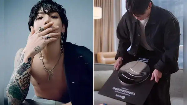Jungkook, de BTS, recibió su placa del billón en Spotify por su canción 'Seven'