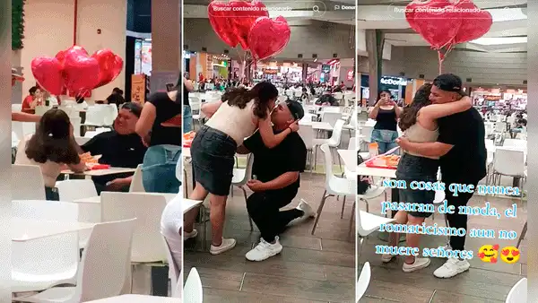Peruano pide matrimonio a su novia con ayuda de meseros: “Lo que Popeyes unió, que KFC no lo separe”
