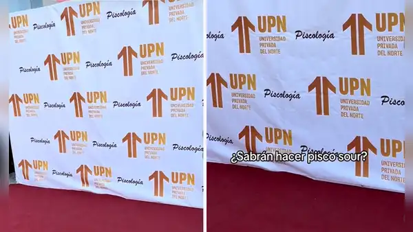 Estudiantes de universidad privada confunden banner de Psicología con ‘Piscología’: “¿Sabrán hacer pisco?”