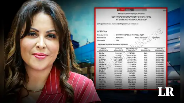 Patricia Chirinos abandona el país tras asegurar que iban a pedir detención en su contra