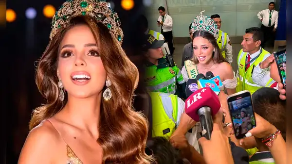 ¡La reina volvió a casa! Luciana Fuster llegó a Perú en medio de ovaciones y aplausos