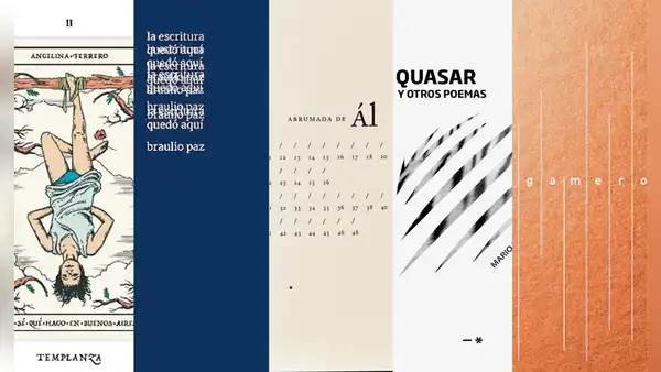 Cinco poemarios publicados este año