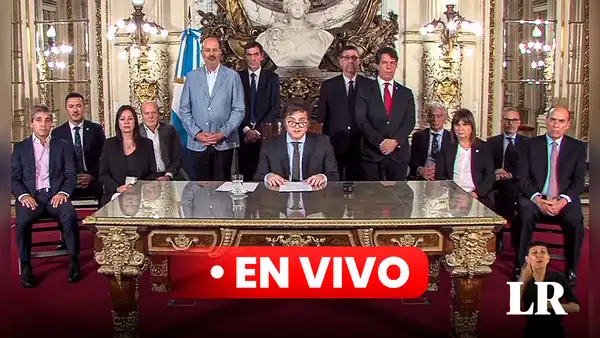 Discurso de Milei EN VIVO: presidente anuncia 300 medidas económicas para desregularizar económica