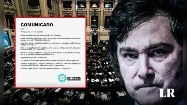 Diputados de Unión por la Patria contra las medidas de Javier Milei: "Es un brutal avasallamiento"