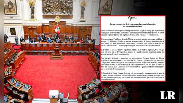 Consejo de la Prensa Peruana rechaza proyectos que atentan contra la libertad de prensa