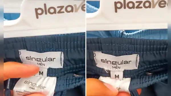 Compra ropa en supermercado y descubre que modificaron las etiquetas con stickers: “¿Será unisex?”