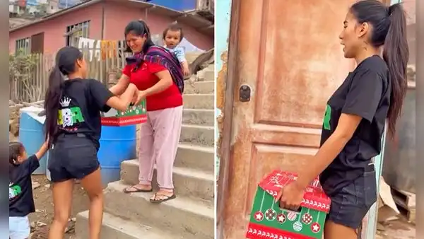 Samahara Lobatón reparte canastas navideñas a familias vulnerables: "No se trata de ganar, sino de dar"