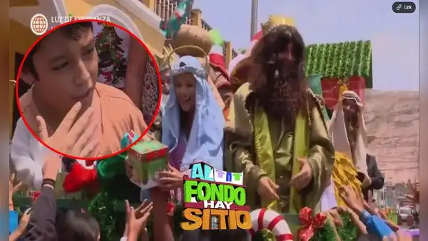 ‘Al fondo hay sitio’: los Gonzales entregan regalos sacados del desagüe a los niños más necesitados
