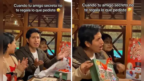 Peruano recibe regalo de su amigo secreto por Navidad y se decepciona: “Parece polo de oferta”