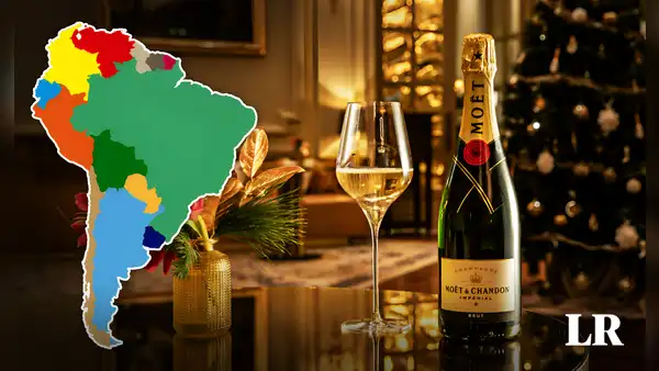El país que bebe más champán al brindar en Navidad y Año Nuevo 2024 está en Sudamérica