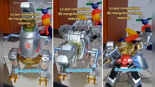 Usuarios quedan en shock por robot de Transformers que canta tema de Armonía 10: “El megachelatrón”