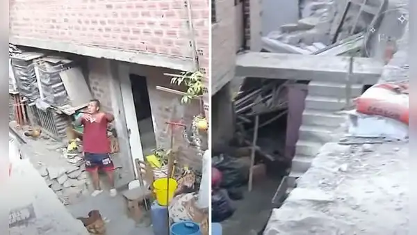 SJL: denuncian a vecino por construir puente que une su segundo piso con la vía pública