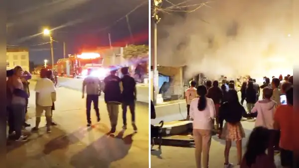 Villa El Salvador: sereno pierde su vivienda tras incendio provocado por un pirotécnico