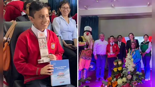 Josué Arriaga, el escolar de Huánuco que se proclamó como el mejor niño cuentista del Perú