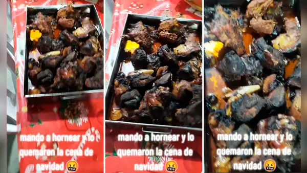 Peruano manda a hornear su cena navideña a la panadería y le entregan su pavo 'tostado’