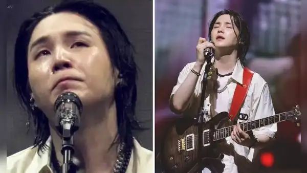 Suga de BTS revela a IU la verdadera razón detrás de su llanto en concierto final de su tour