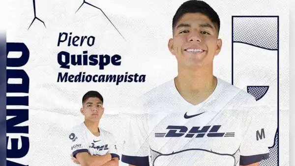 Piero Quispe es anunciado por Pumas UNAM como nuevo jugador: "La joya de Sudamérica"