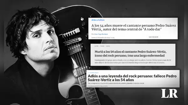 "Muere Pedro Suárez - Vértiz, el rockero más icónico del Perú": así reportan medios internacionales