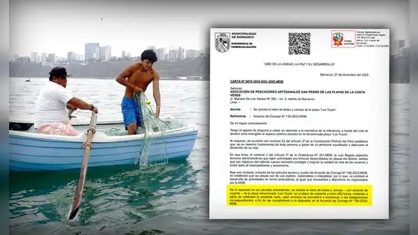 Pescadores artesanales de la playa Los Yuyos se quedarían sin trabajo por desalojo