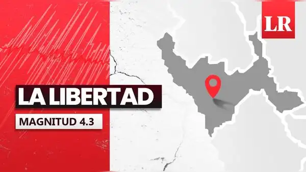 Temblor de magnitud 4.3 se registró hoy en Trujillo, según IGP