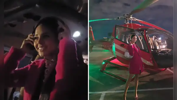 Luciana Fuster se luce transportándose en lujoso helicóptero tras convertirse en la miss Grand