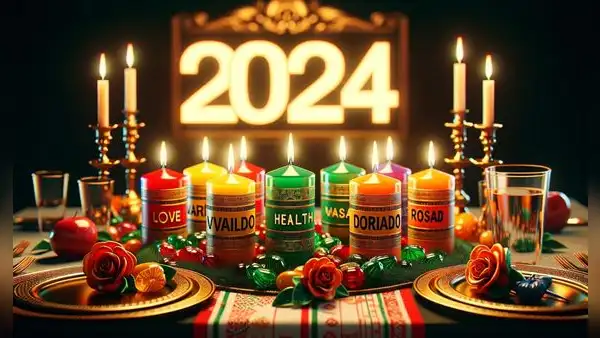 Año Nuevo 2024: ¿qué significa cada color de vela y cuáles encender para atraer el amor, salud y dinero?