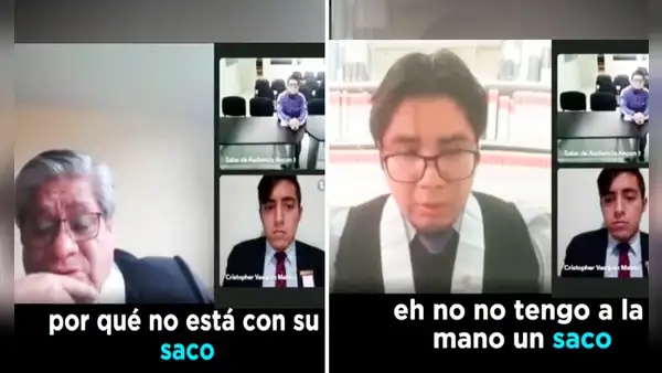 Juez y abogado en el Perú discuten en plena audiencia por presentarse sin saco: “Es la costumbre”